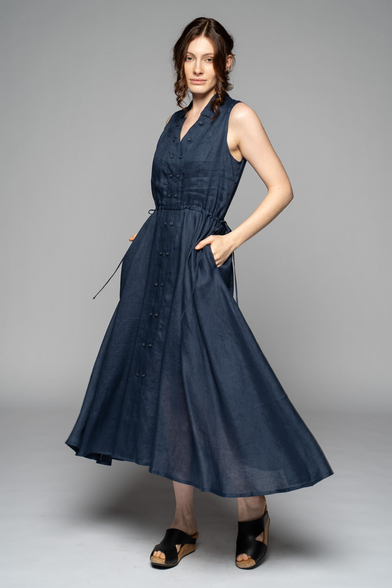 DOGSTAR Agnes Tuck Dress Ocean