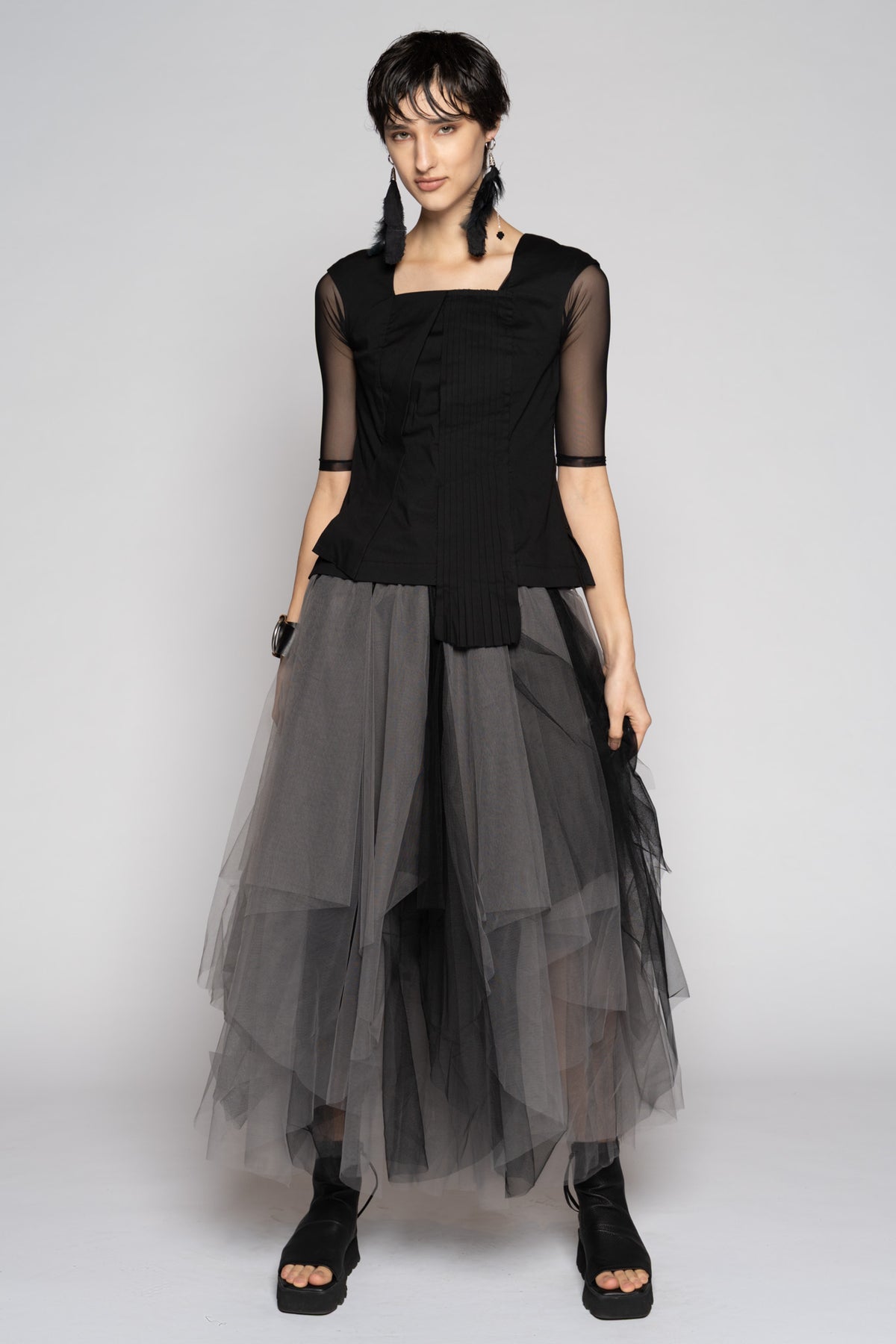 DOGSTAR Axis Tulle Skirt smoke