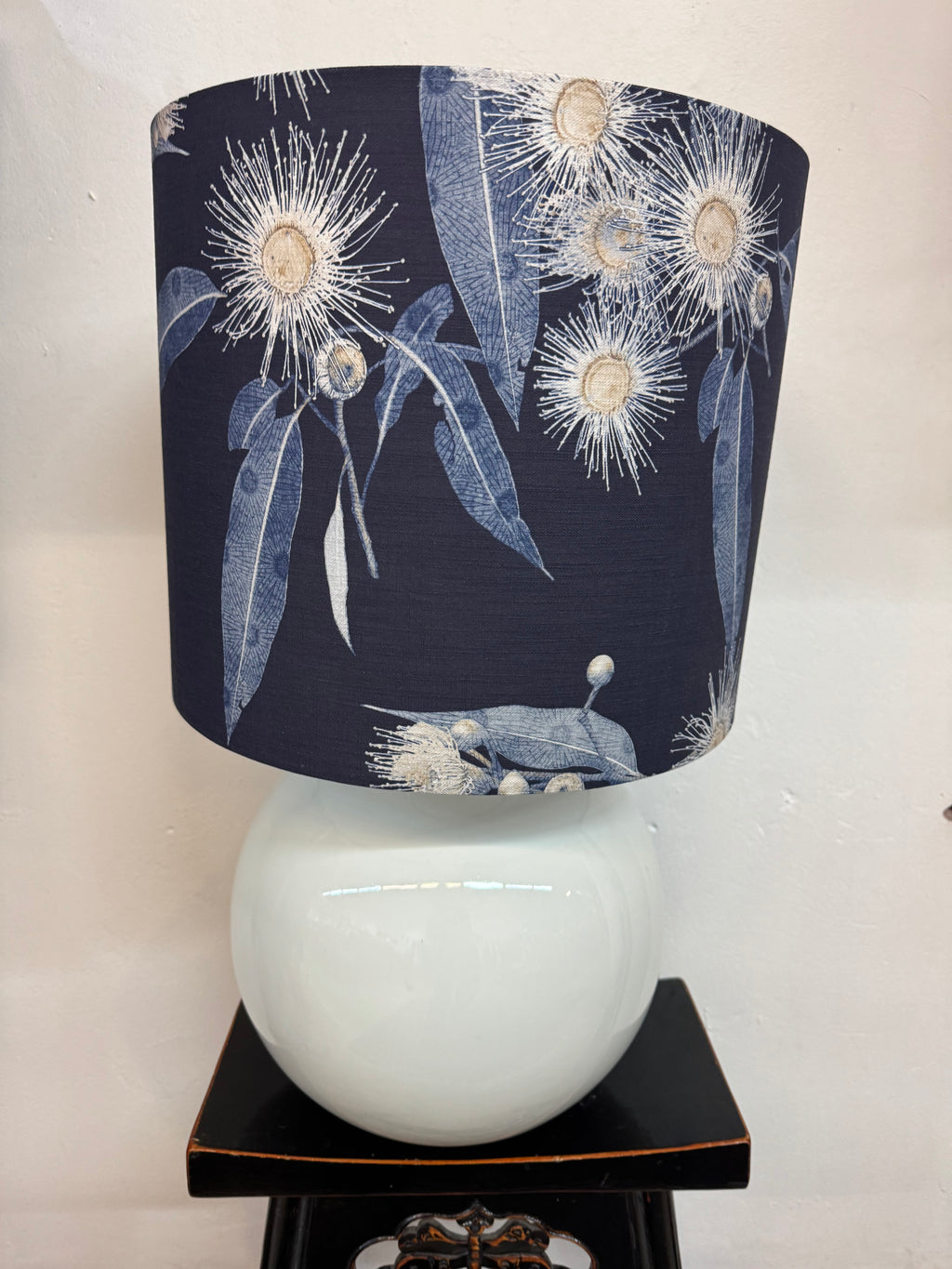 LAMP Kalypto indigo on Italian ceramic base