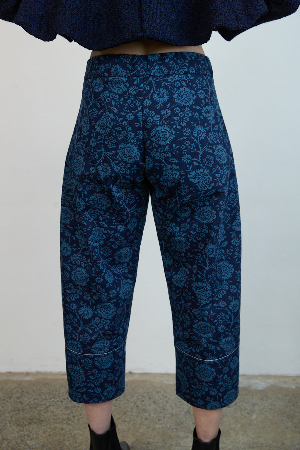 Otto Jeans Blue Printed Drill