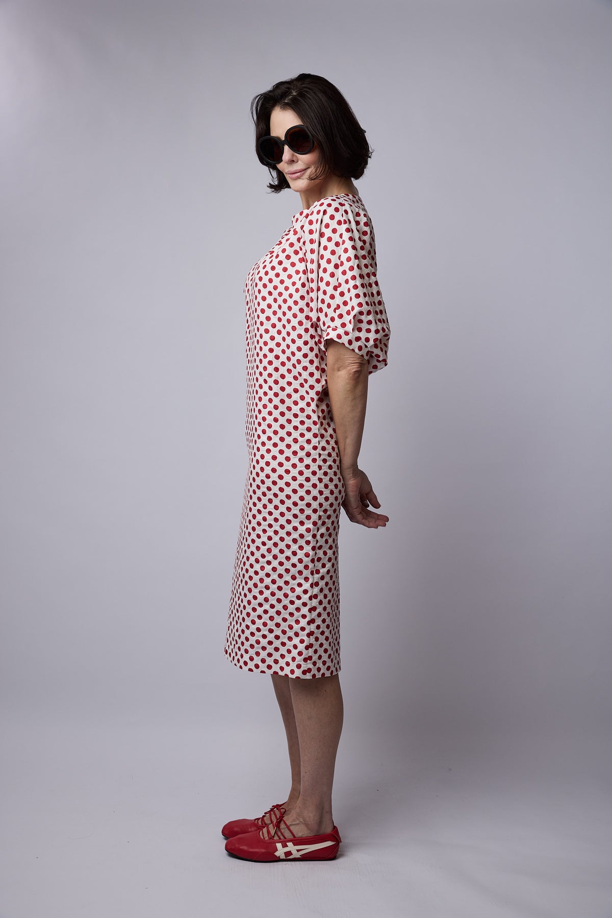 Cloud Dress Red Spot