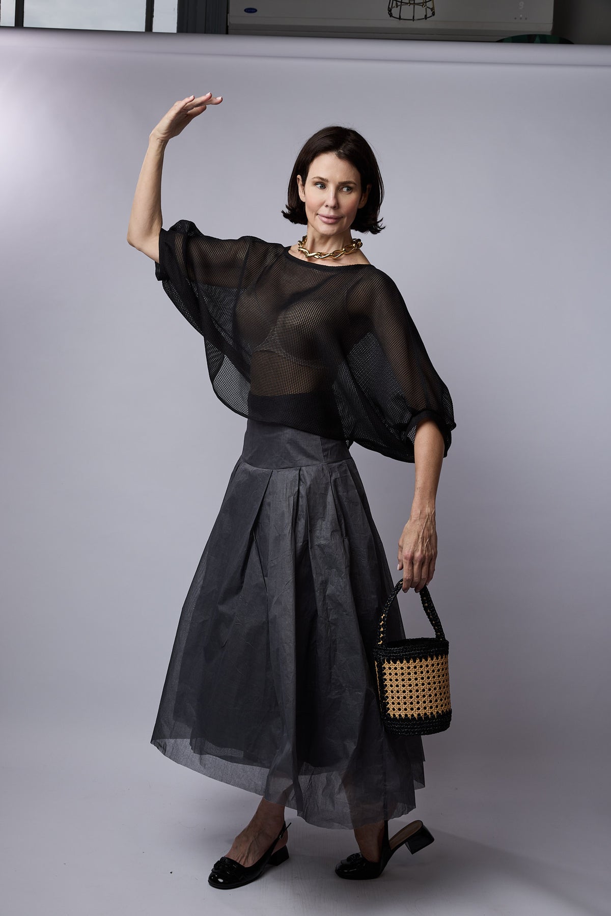 Cloud Top Black grid
