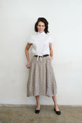 Riley Skirt Natural/Black Check