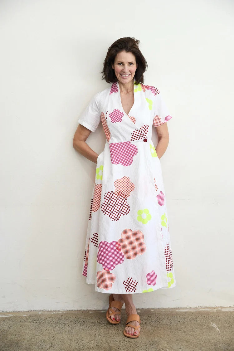 SYLVIA RILEY Grace dress cherry Blossom