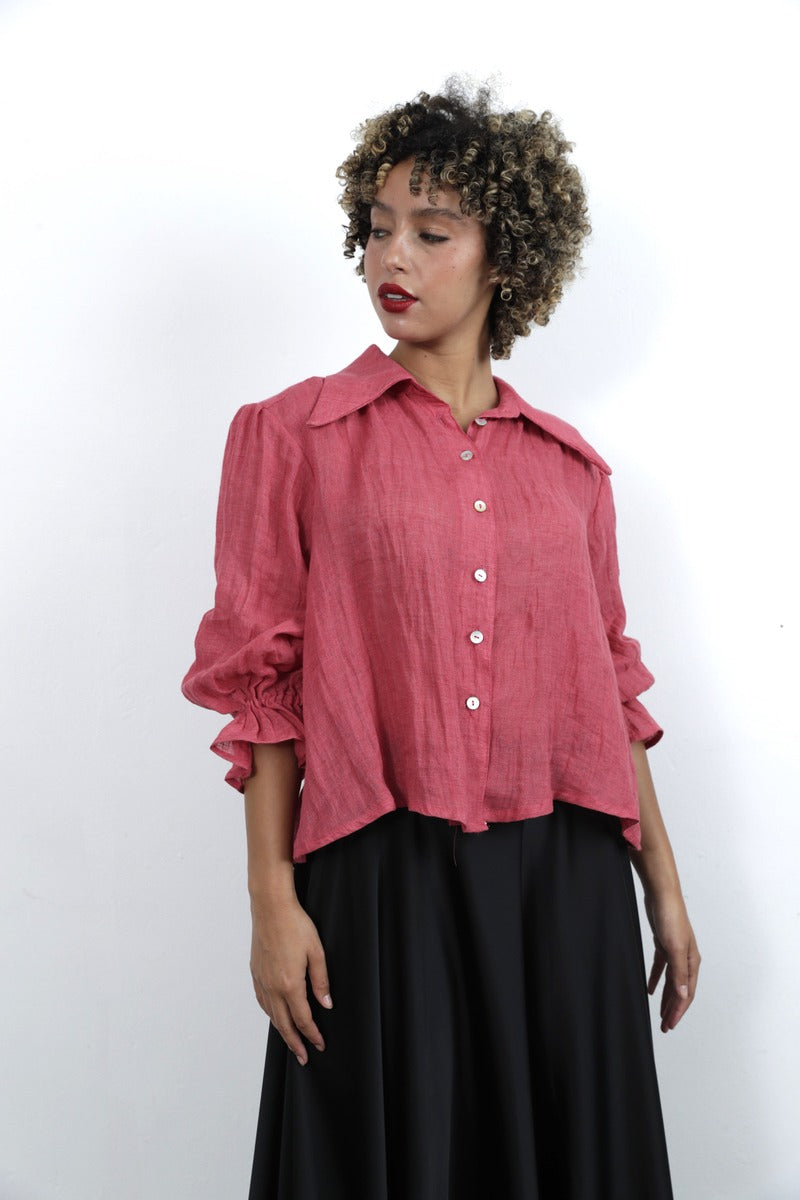 Lennox Shirt-Rose