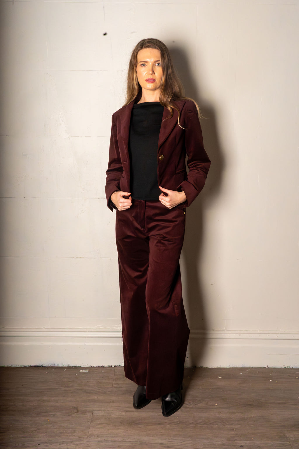 Lily Jacket Berry Corduroy