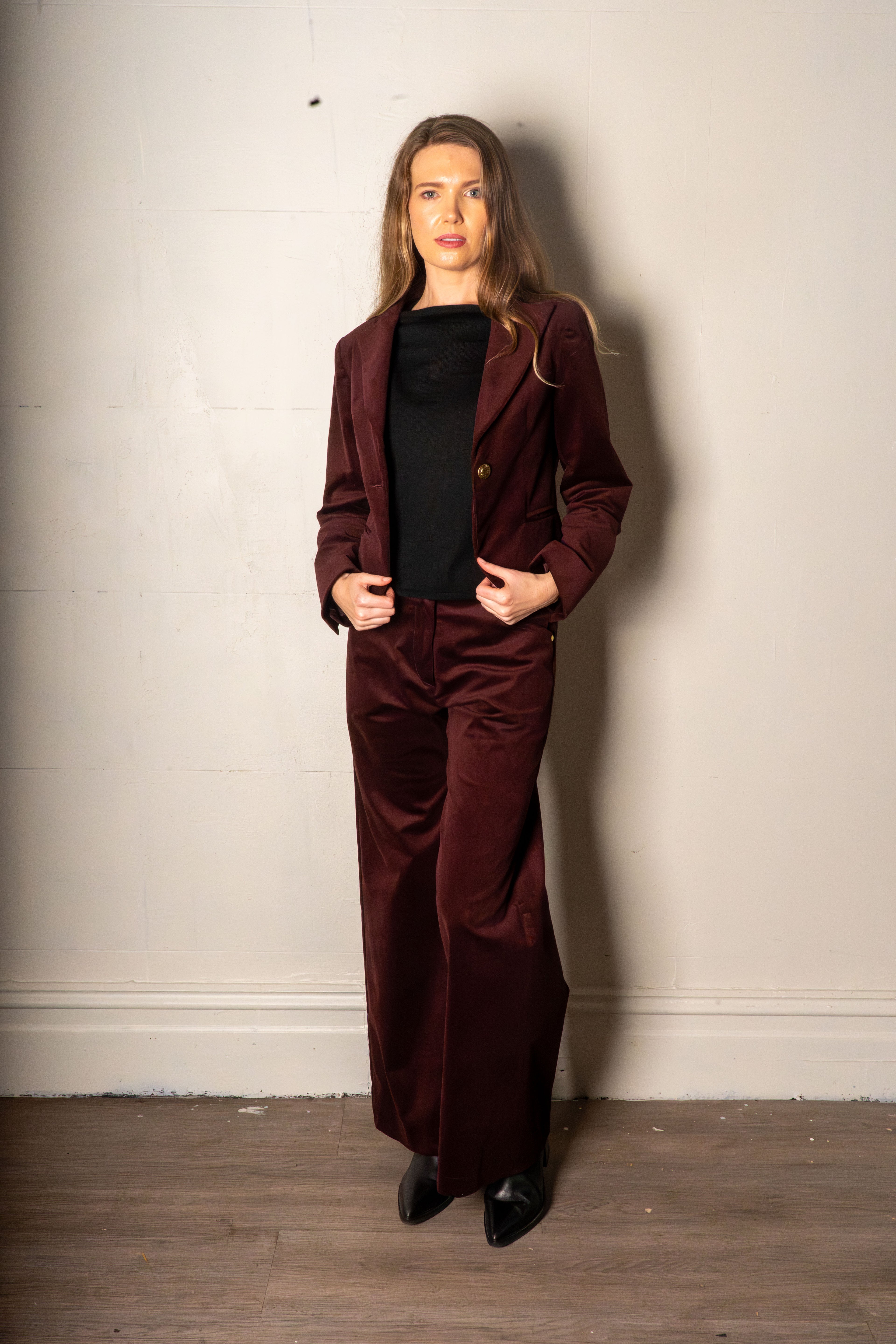 Lily Jacket Berry Corduroy