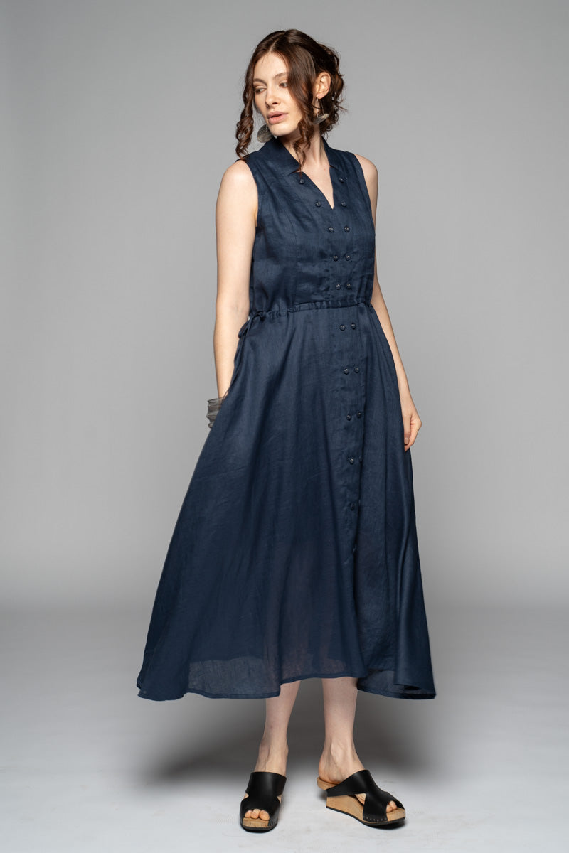 DOGSTAR Agnes Tuck Dress Ocean