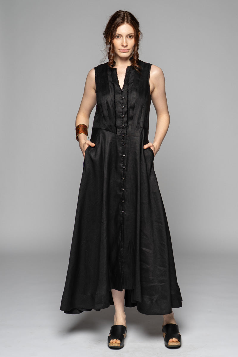 DOGSTAR Agnes Tuck Dress Black