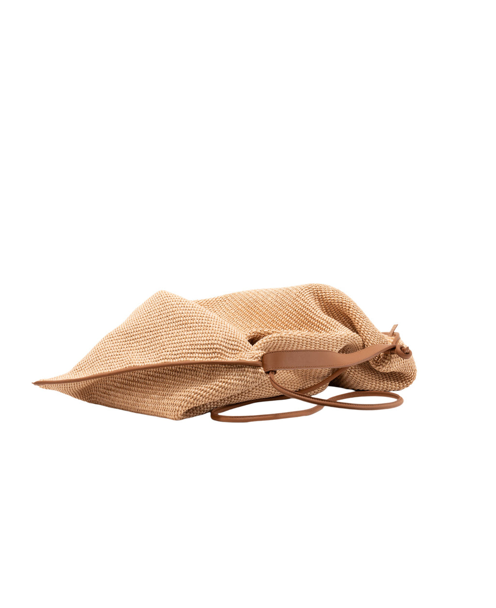 BIDINIS Eleonora hobo raffia bag Natural/tan