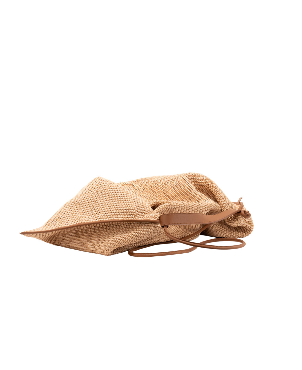 BIDINIS Eleonora hobo raffia bag Natural/tan