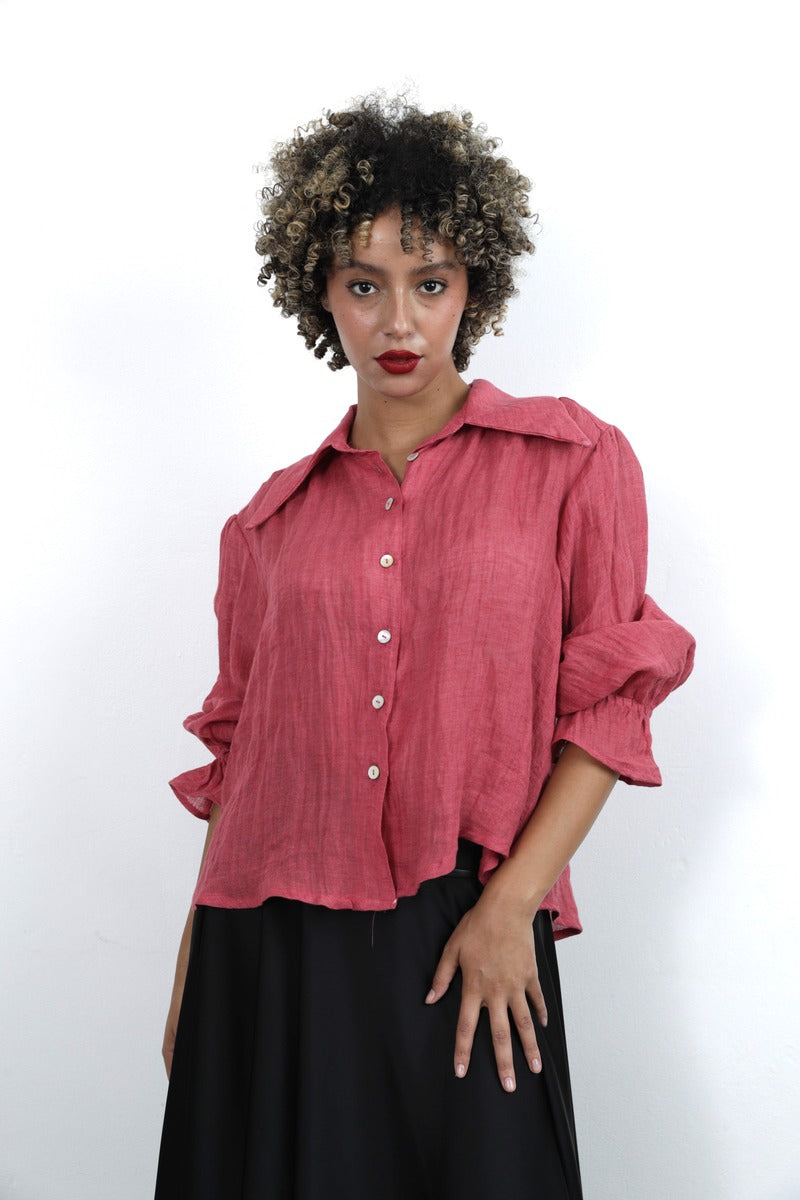 Lennox Shirt-Rose