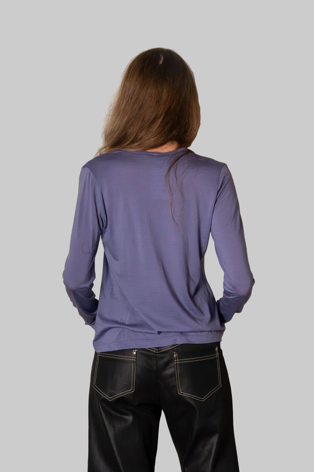 SYLVIA RILEY Rondo Top Jacaranda