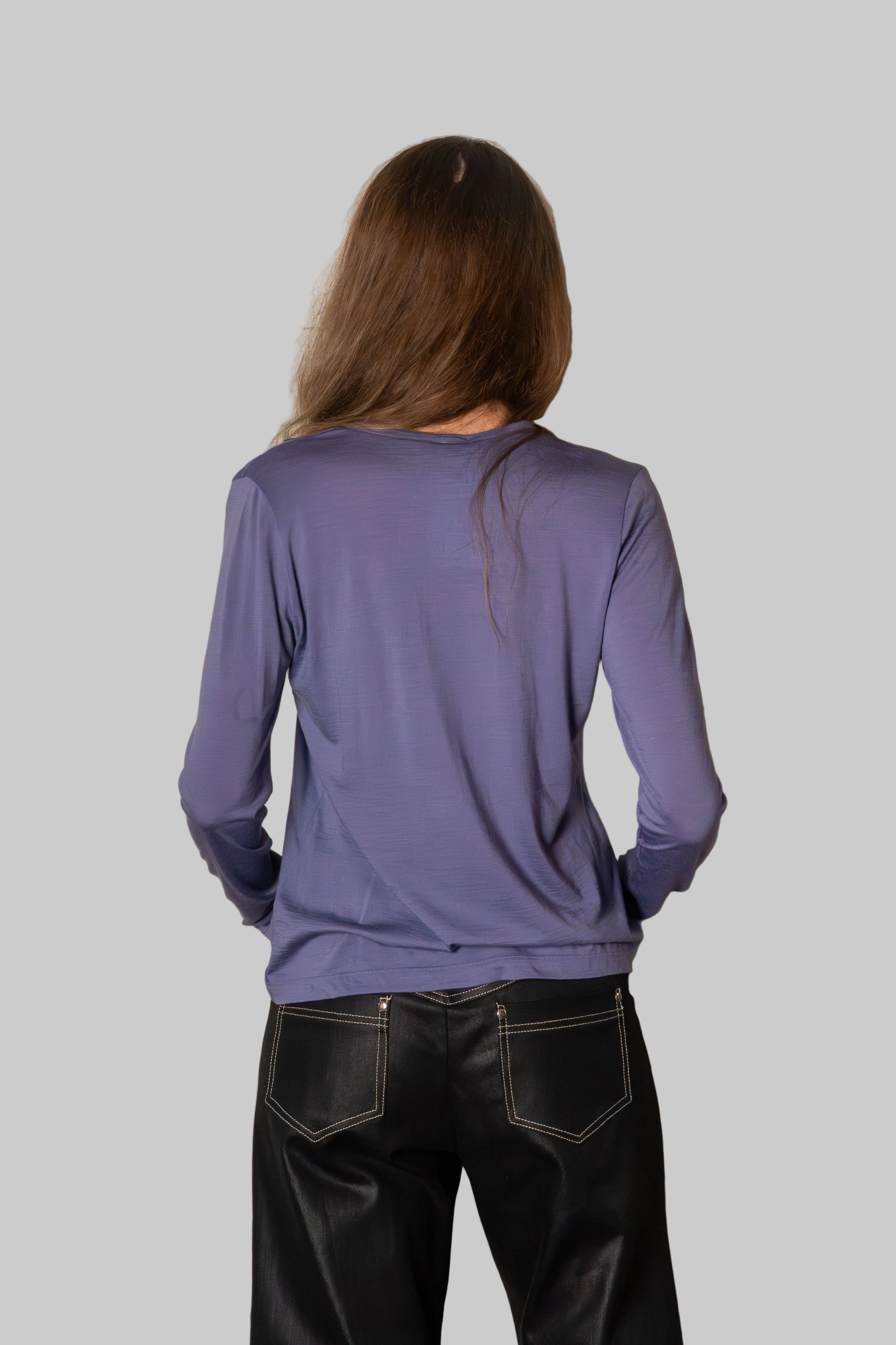 SYLVIA RILEY Rondo Top Jacaranda