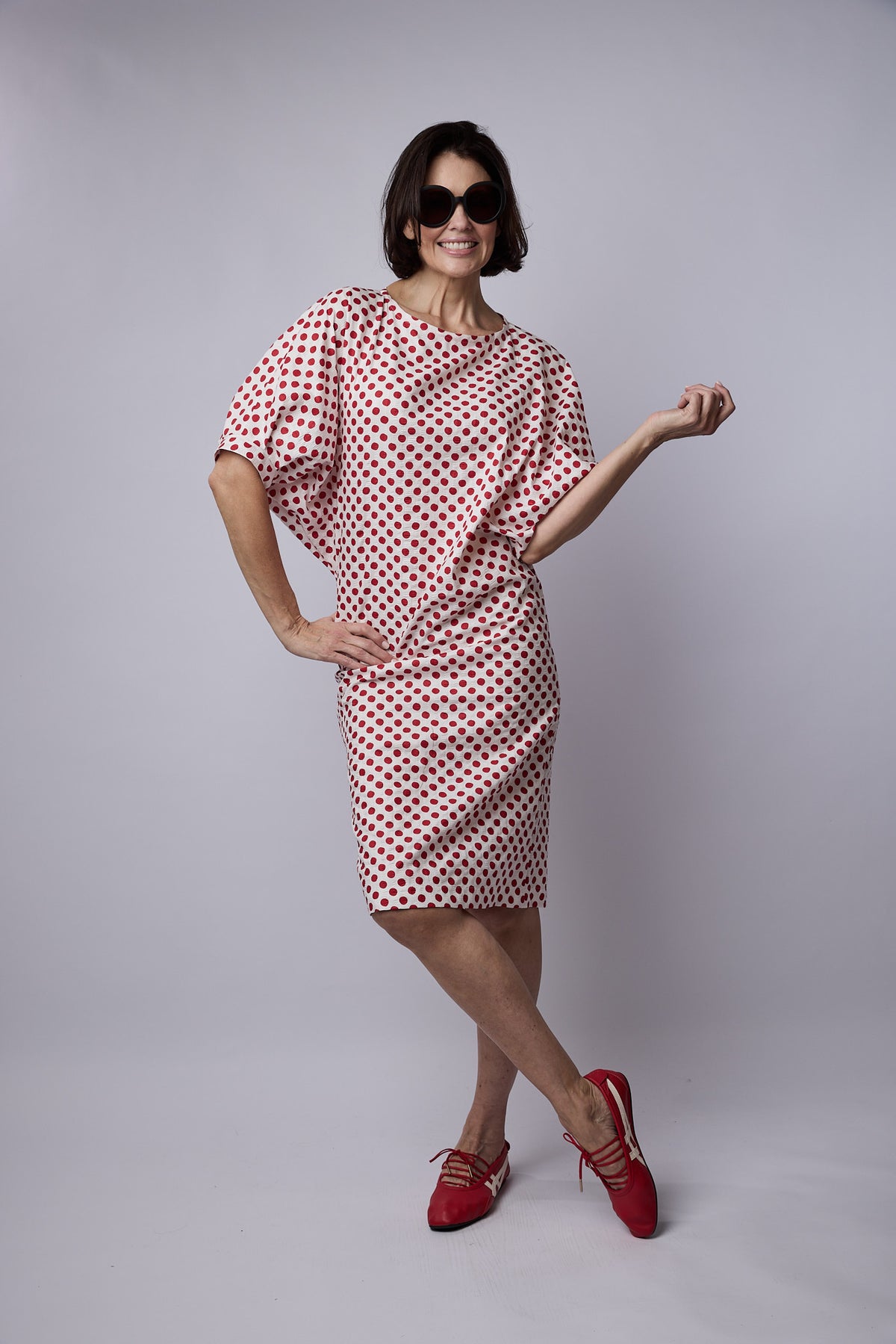 Cloud Dress Red Spot