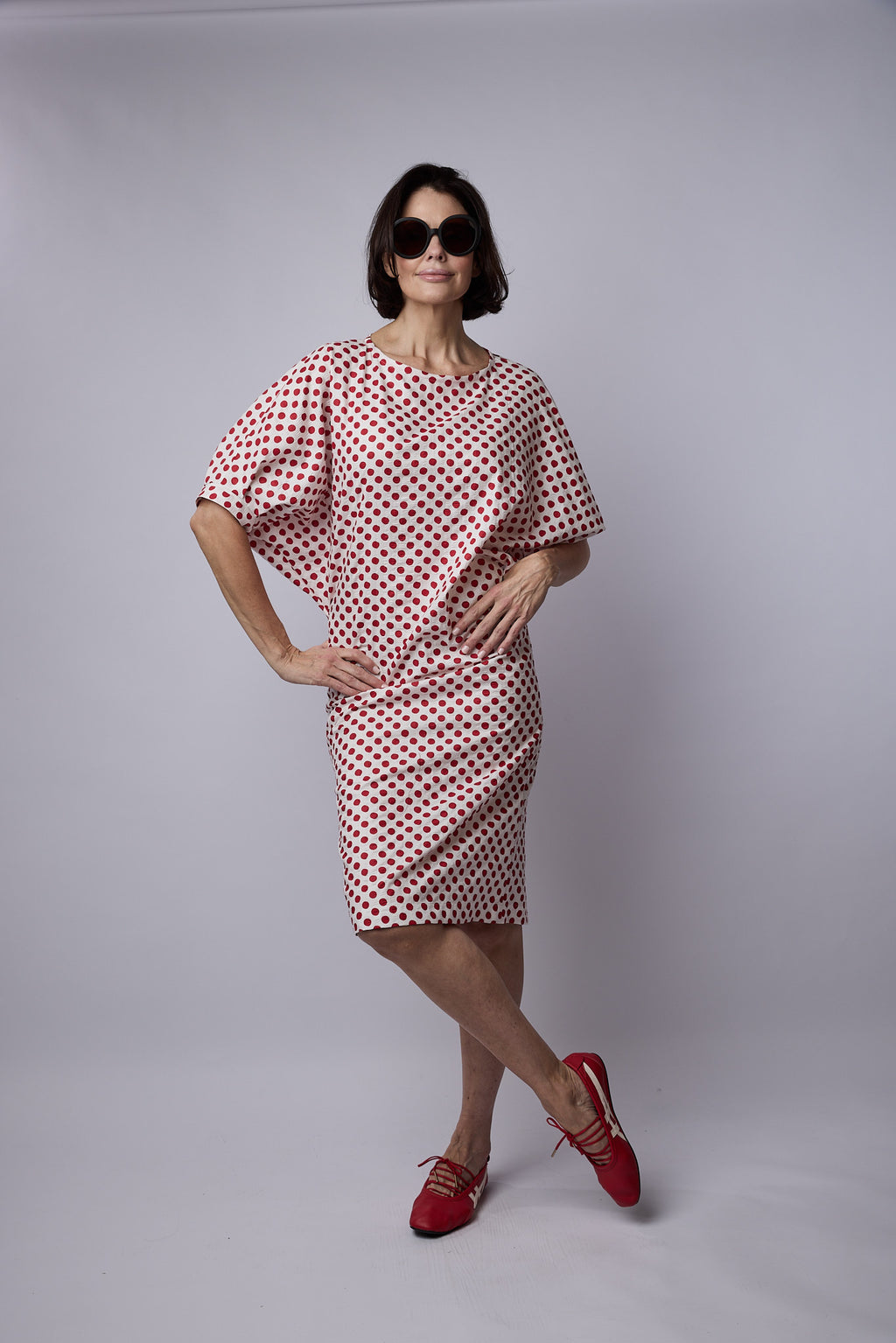 Cloud Dress Red Spot