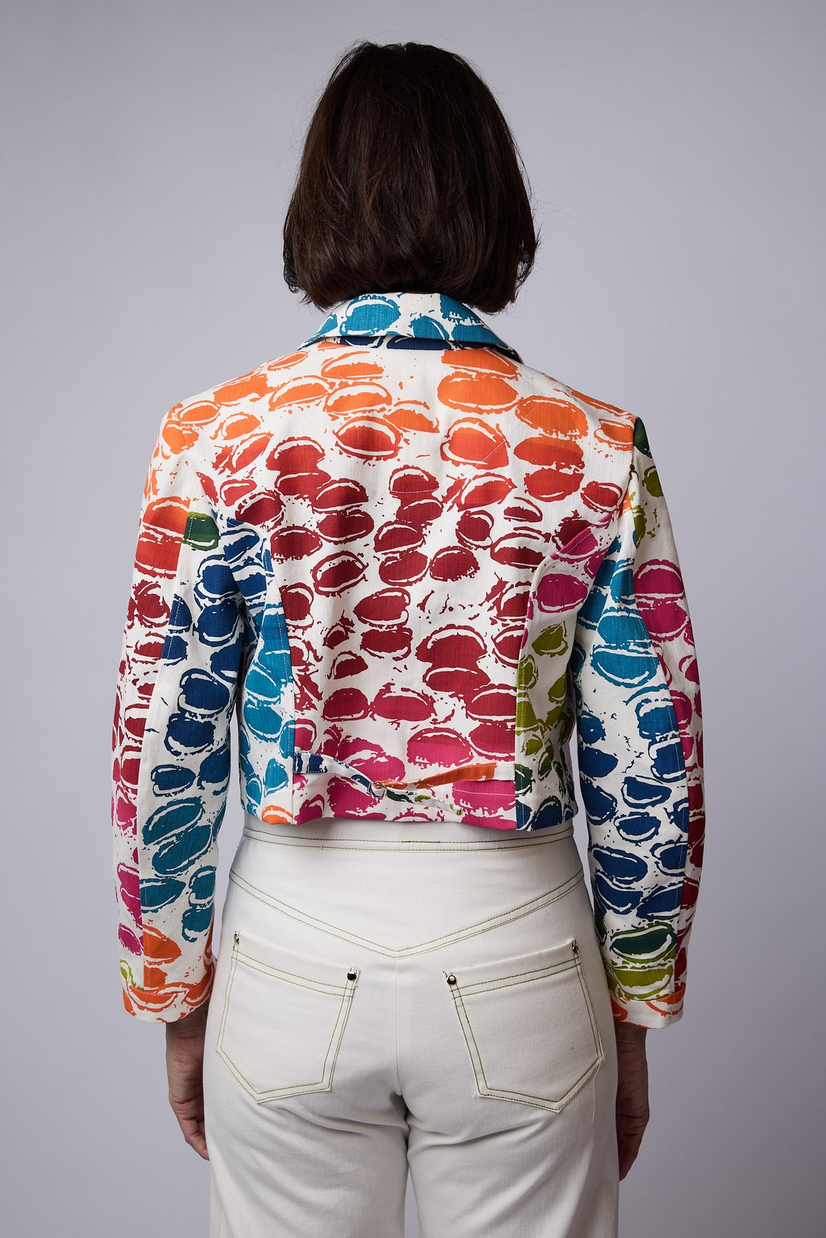 SYLVIA RILEY Dulcie Banksia Pod Cropped Jacket