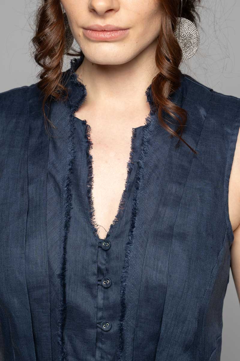 DOGSTAR Agnes Tuck Dress Ocean