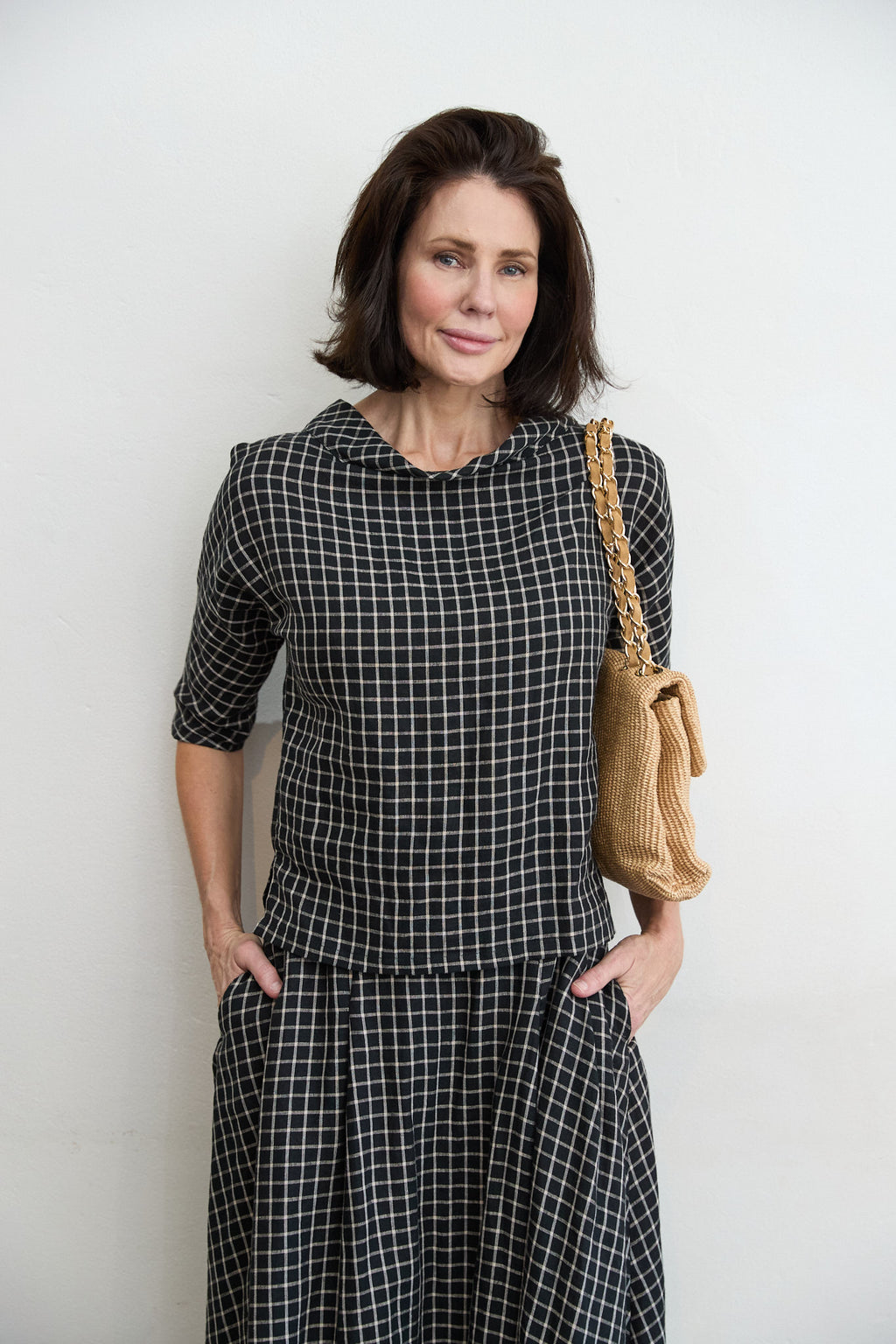 Guilia linen top