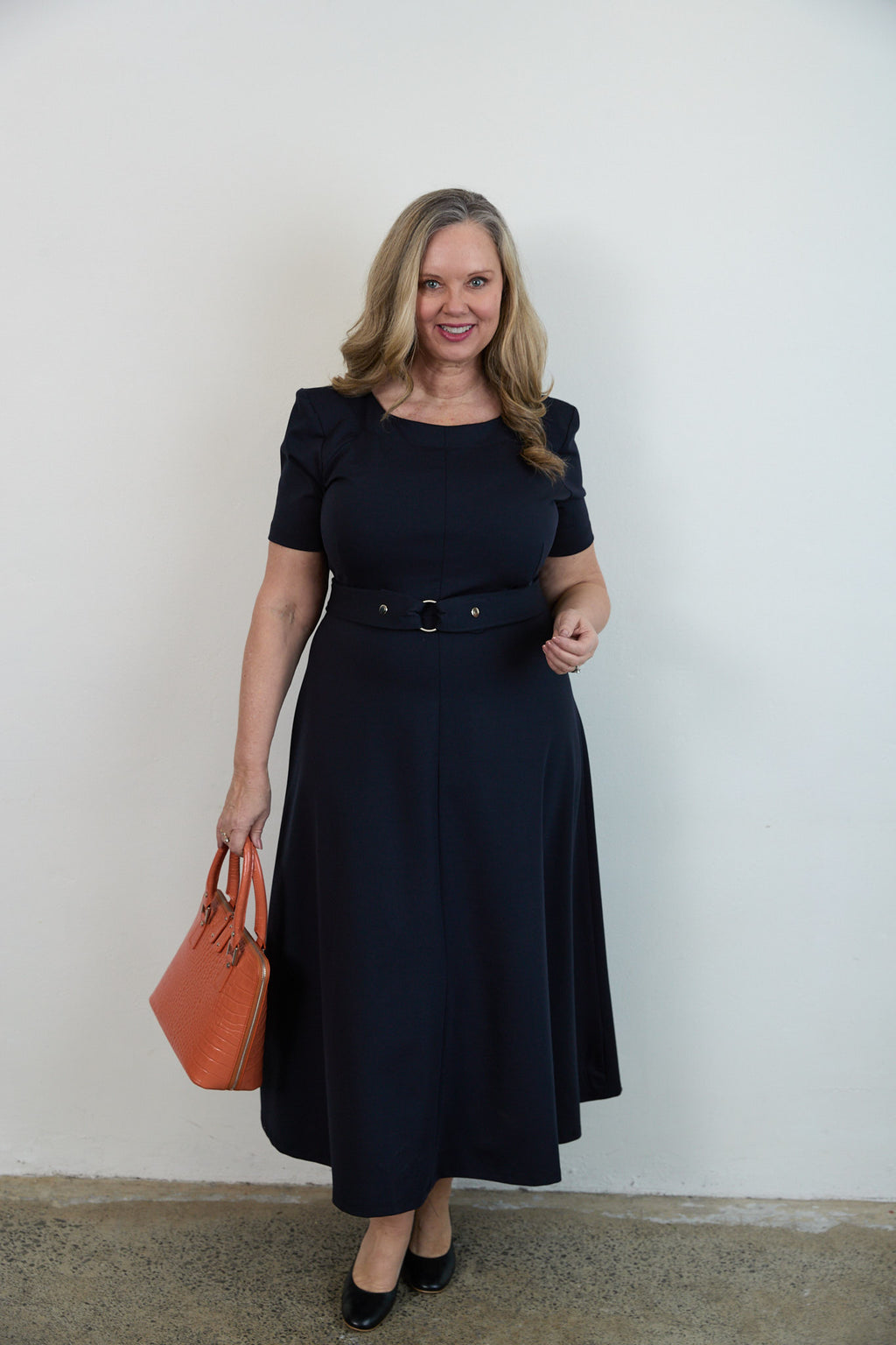 Indira Dress Navy