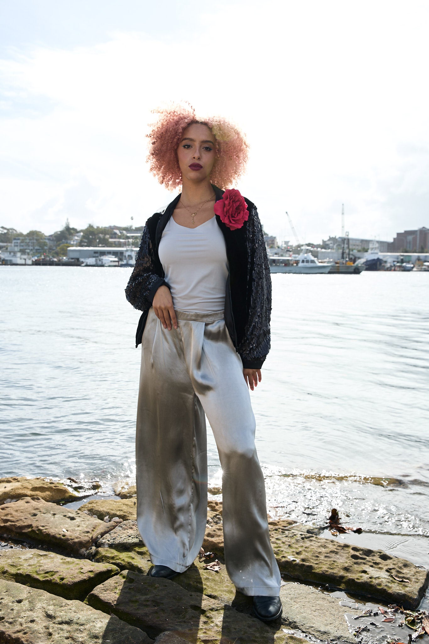 SYLVIA RILEY Erin Mercury Pants