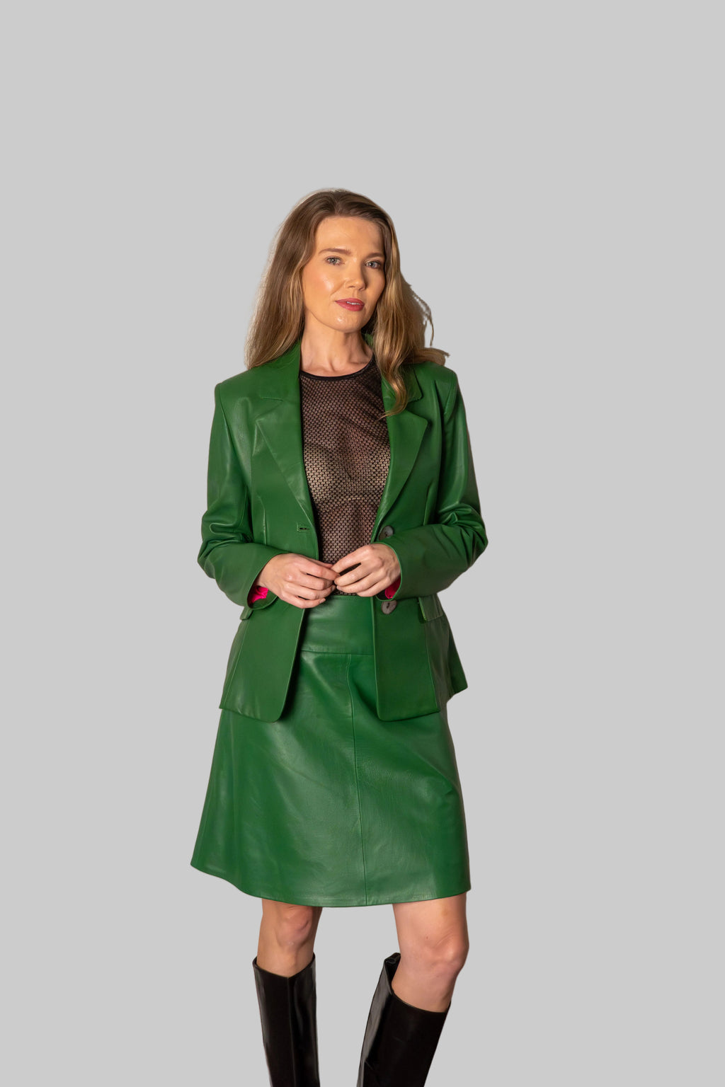 Leather Ali skirt