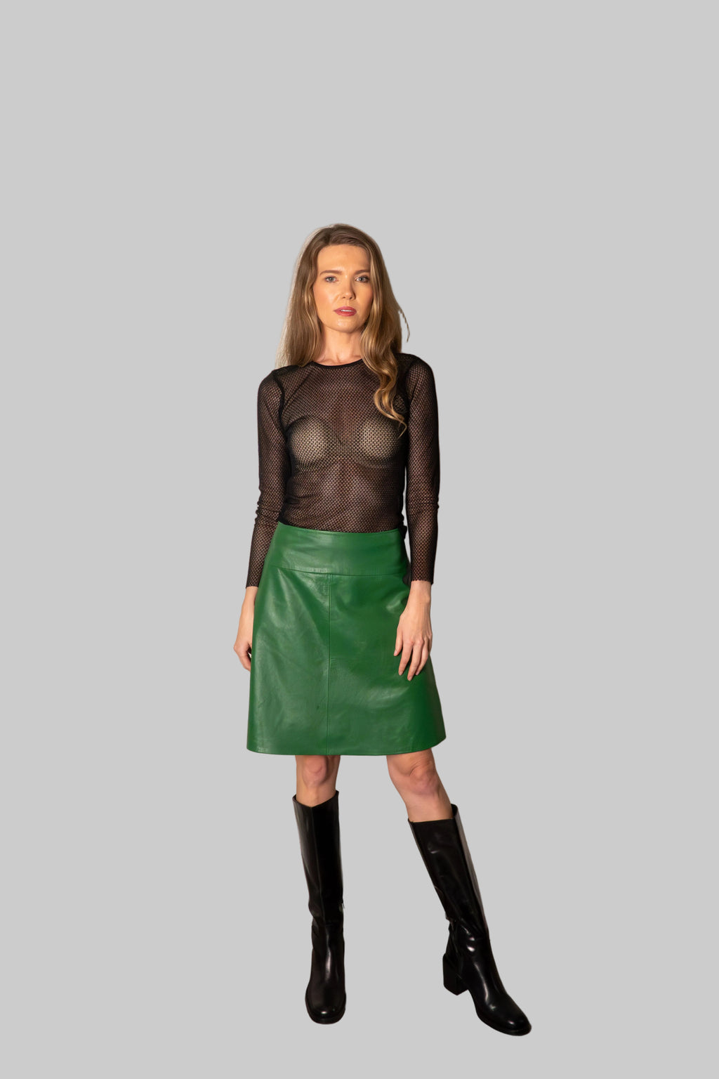 Leather Ali skirt