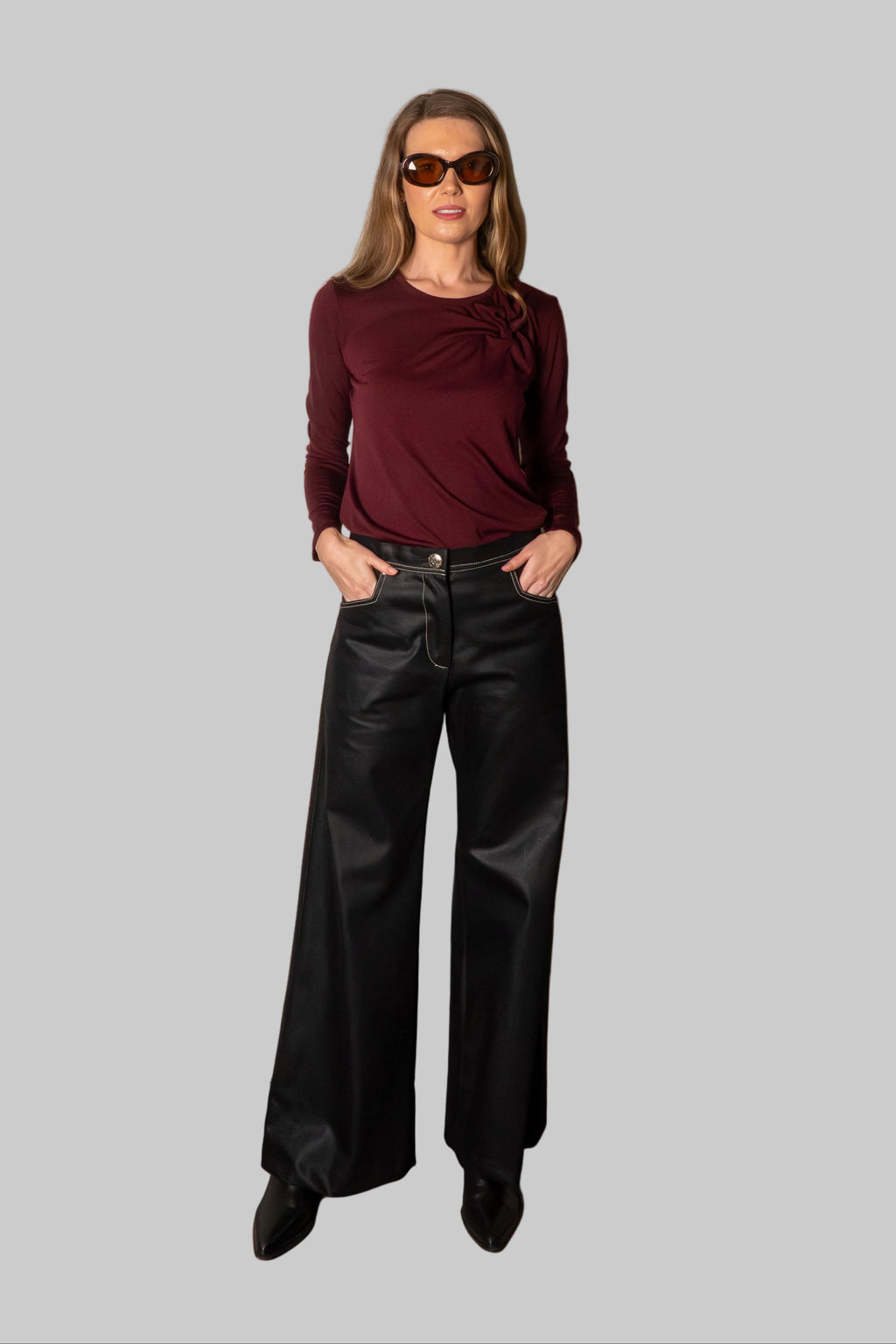 Flared Jeans Black Denim
