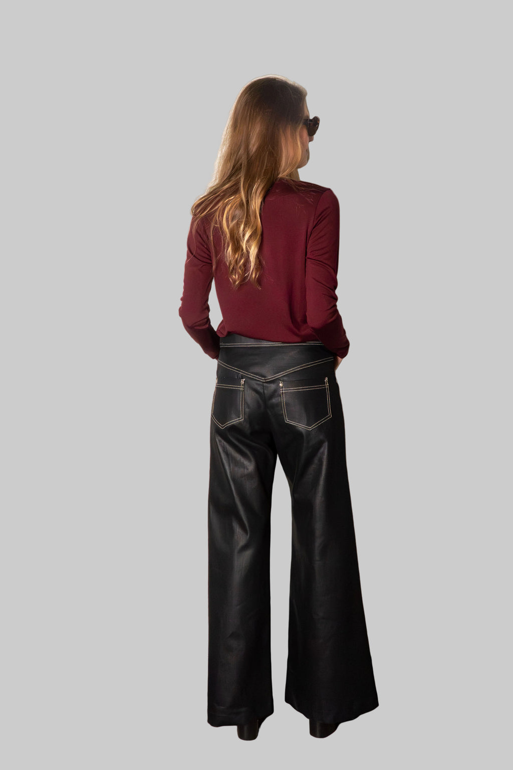 Flared Jeans Black Denim