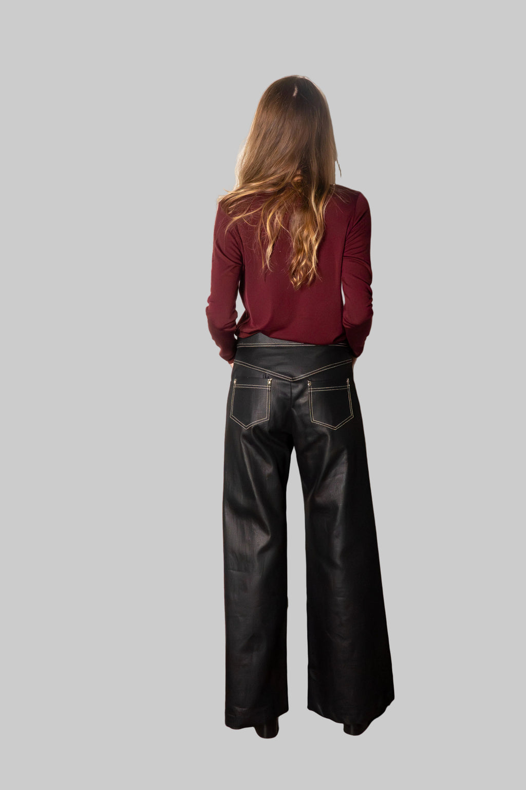 Flared Jeans Black Denim