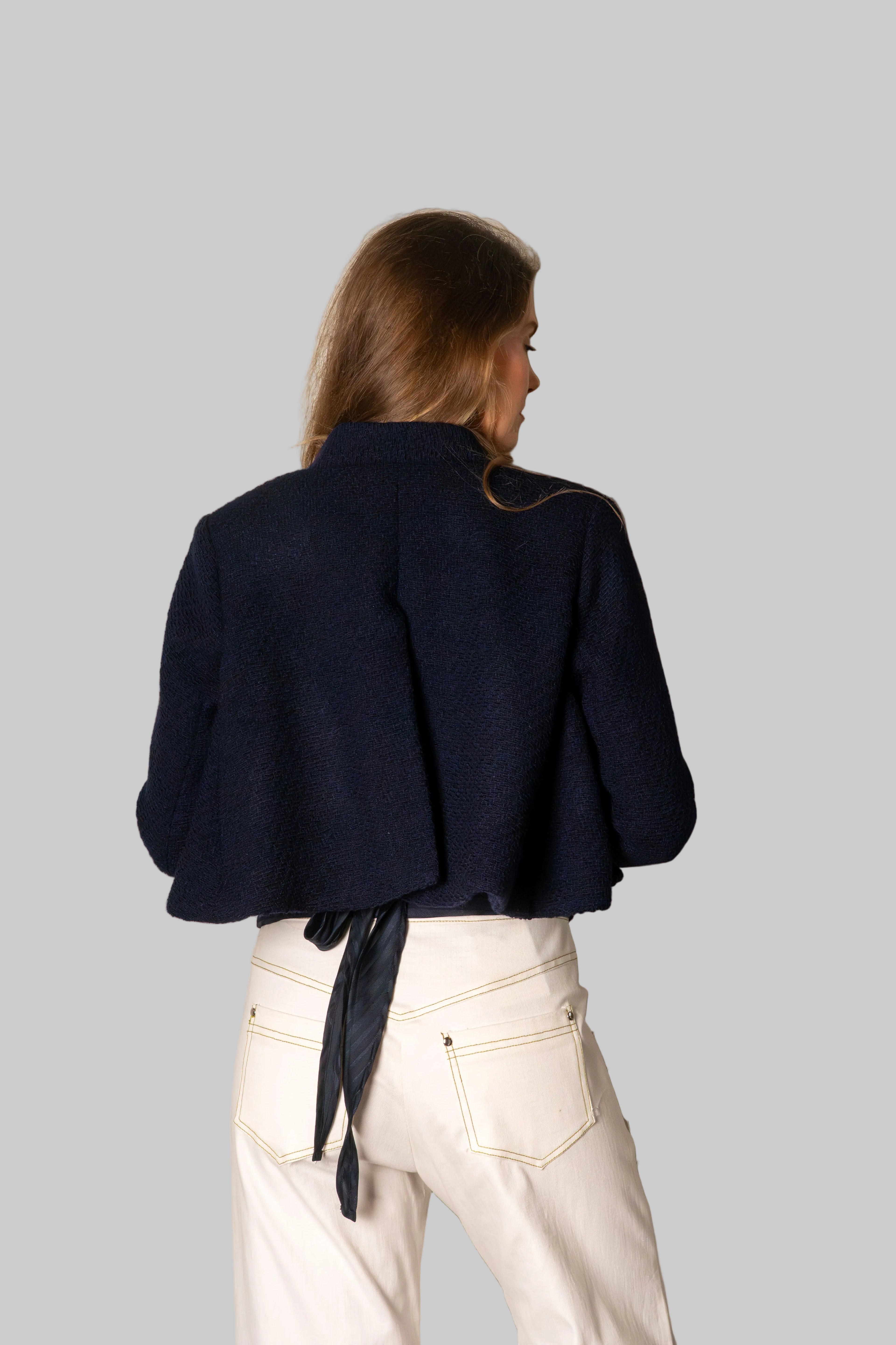 Flared Jeans White Denim