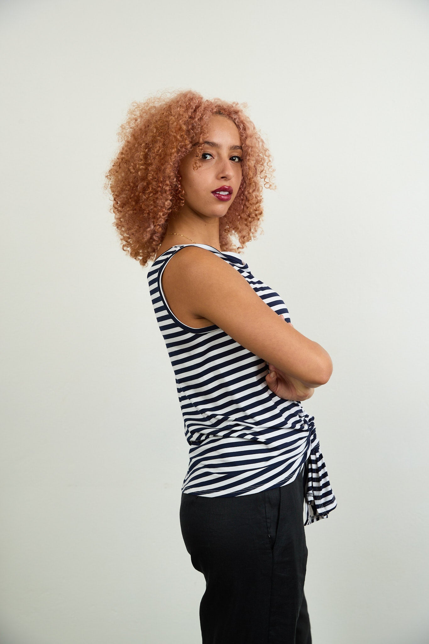 Tokyo Sleeveless Top stripe