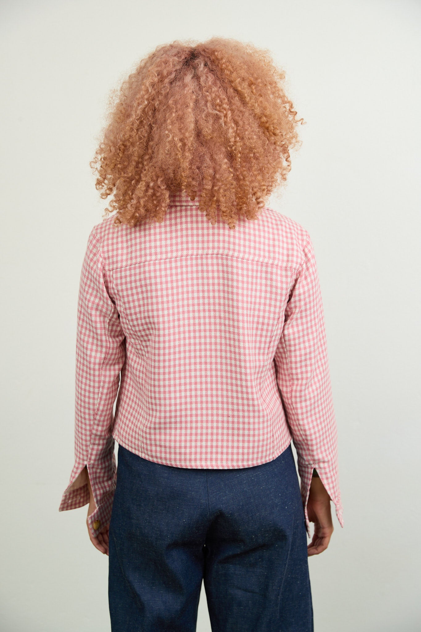Sara Pink Check Jacket