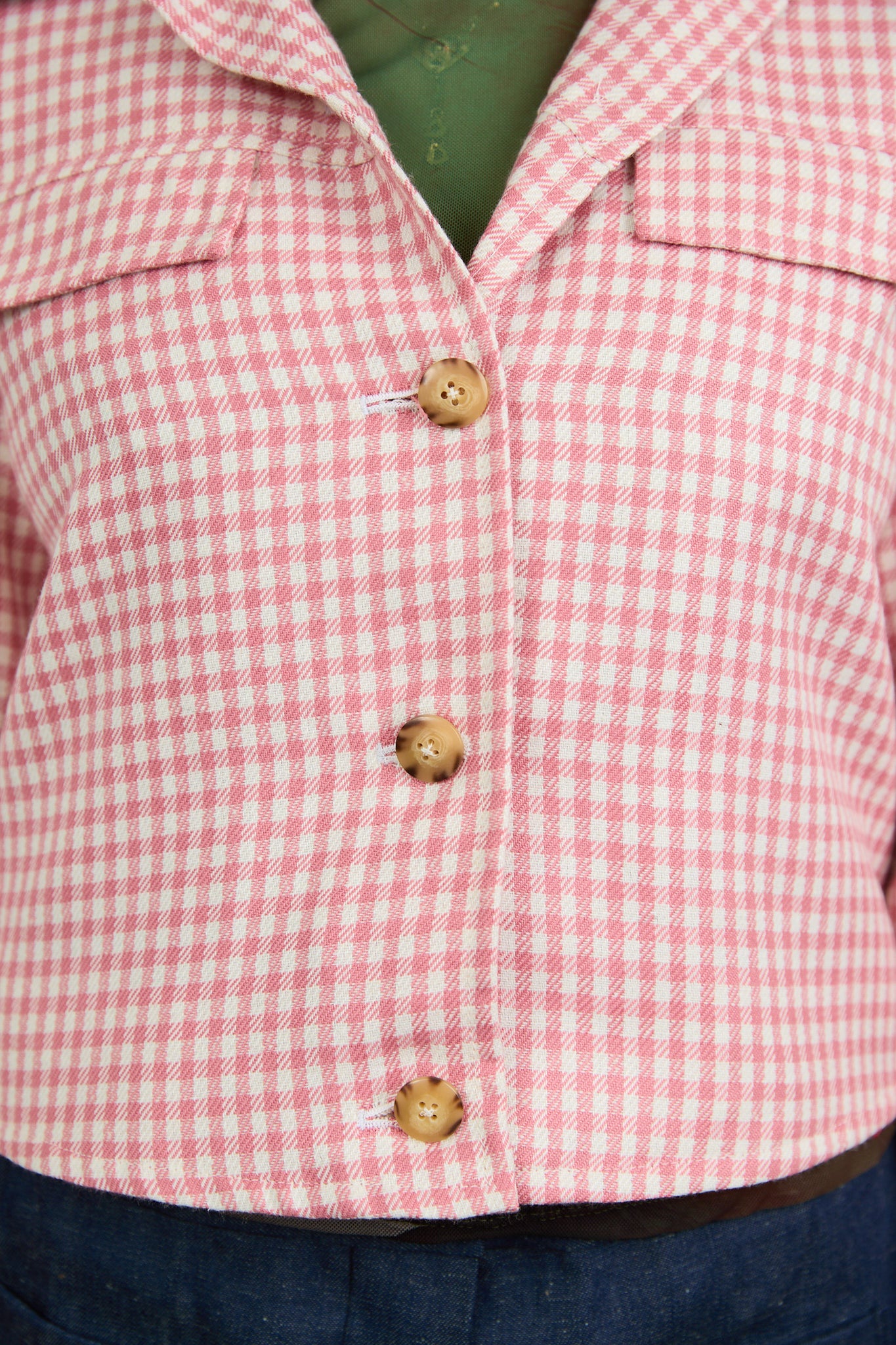 Sara Pink Check Jacket