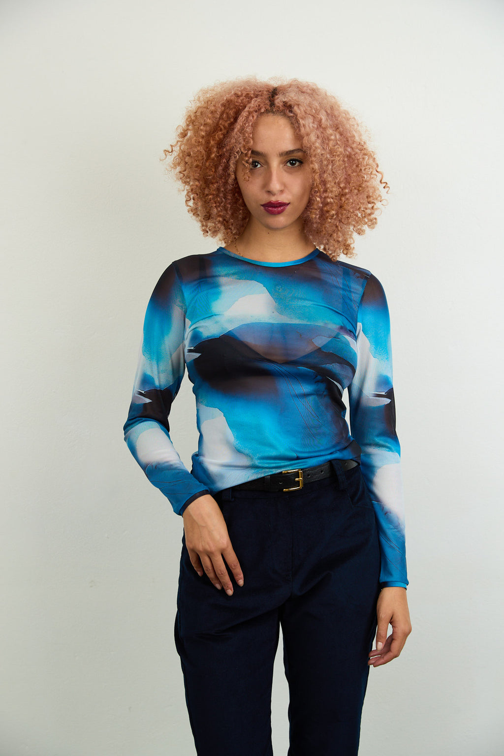 Mesh Tee Blues
