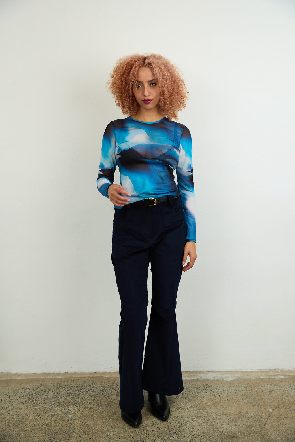 Mesh Tee Blues