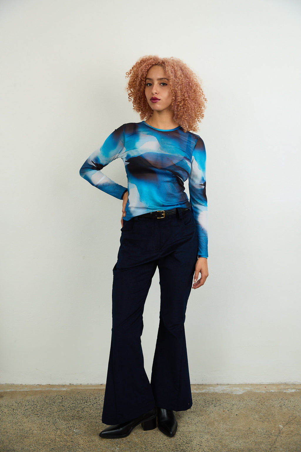 Mesh Tee Blues