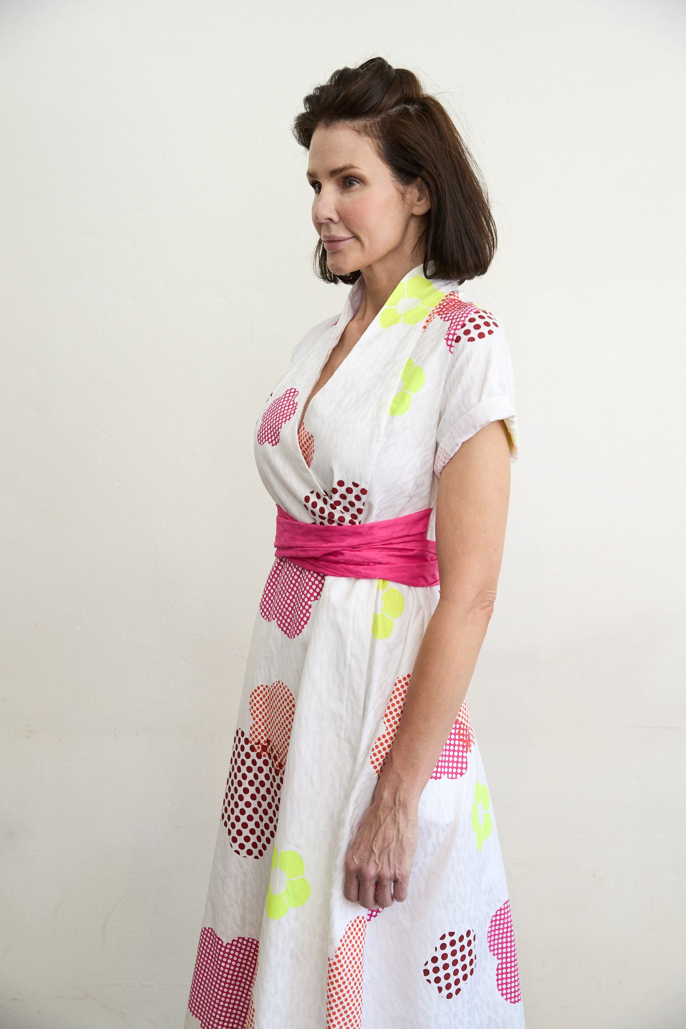 SYLVIA RILEY Grace cotton jacquard dress