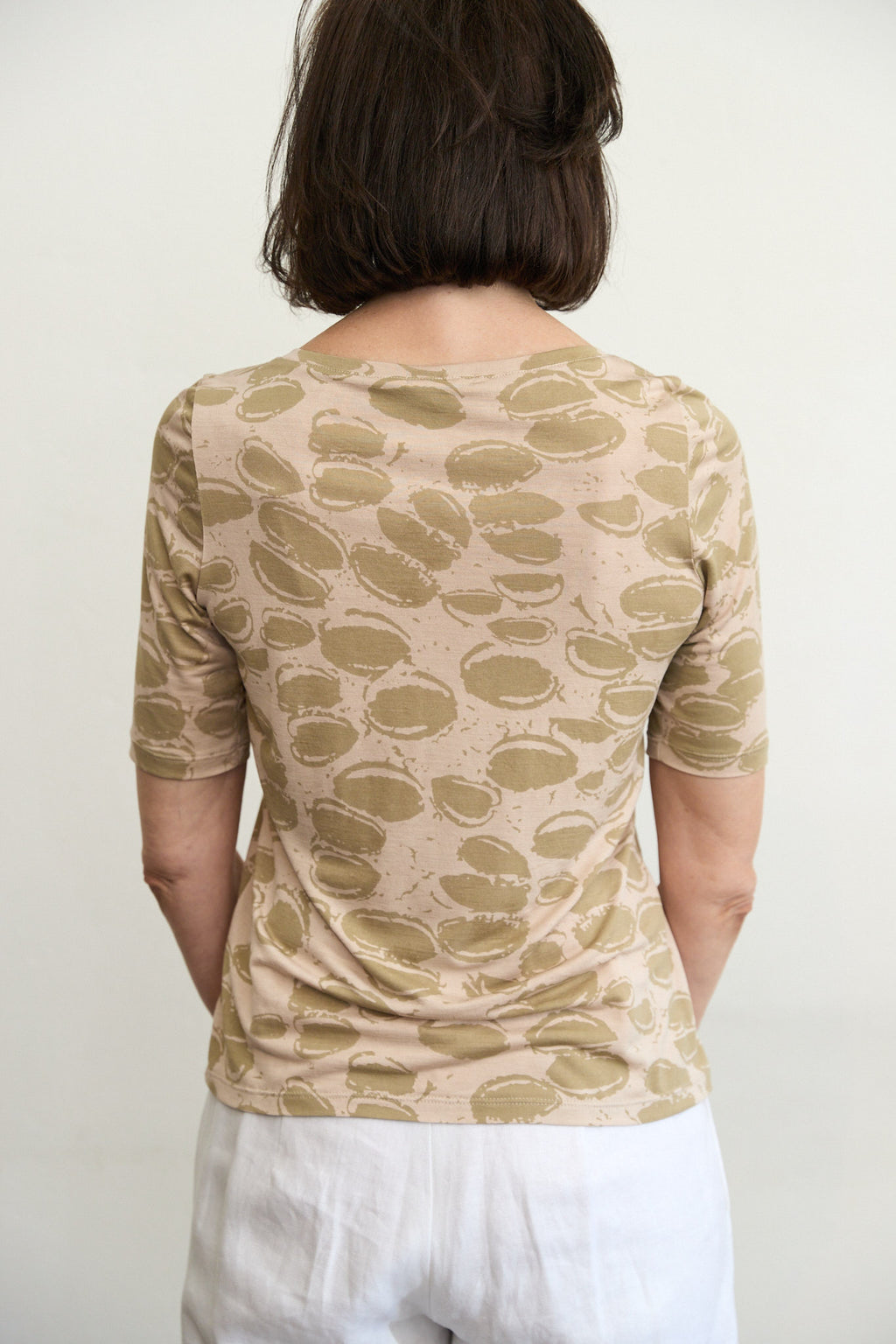 SYLVIA RILEY Artemis print top