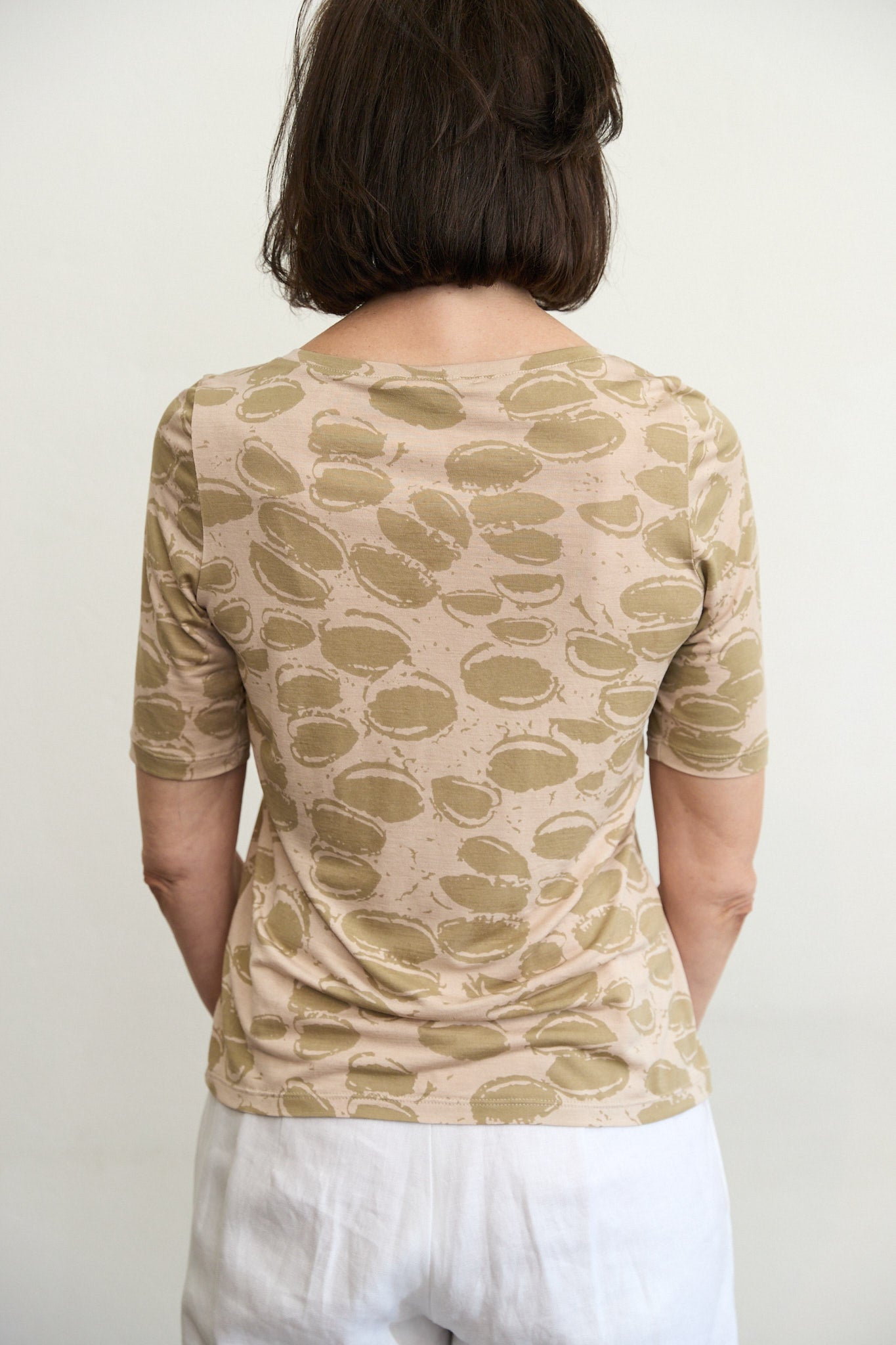 SYLVIA RILEY Artemis print top