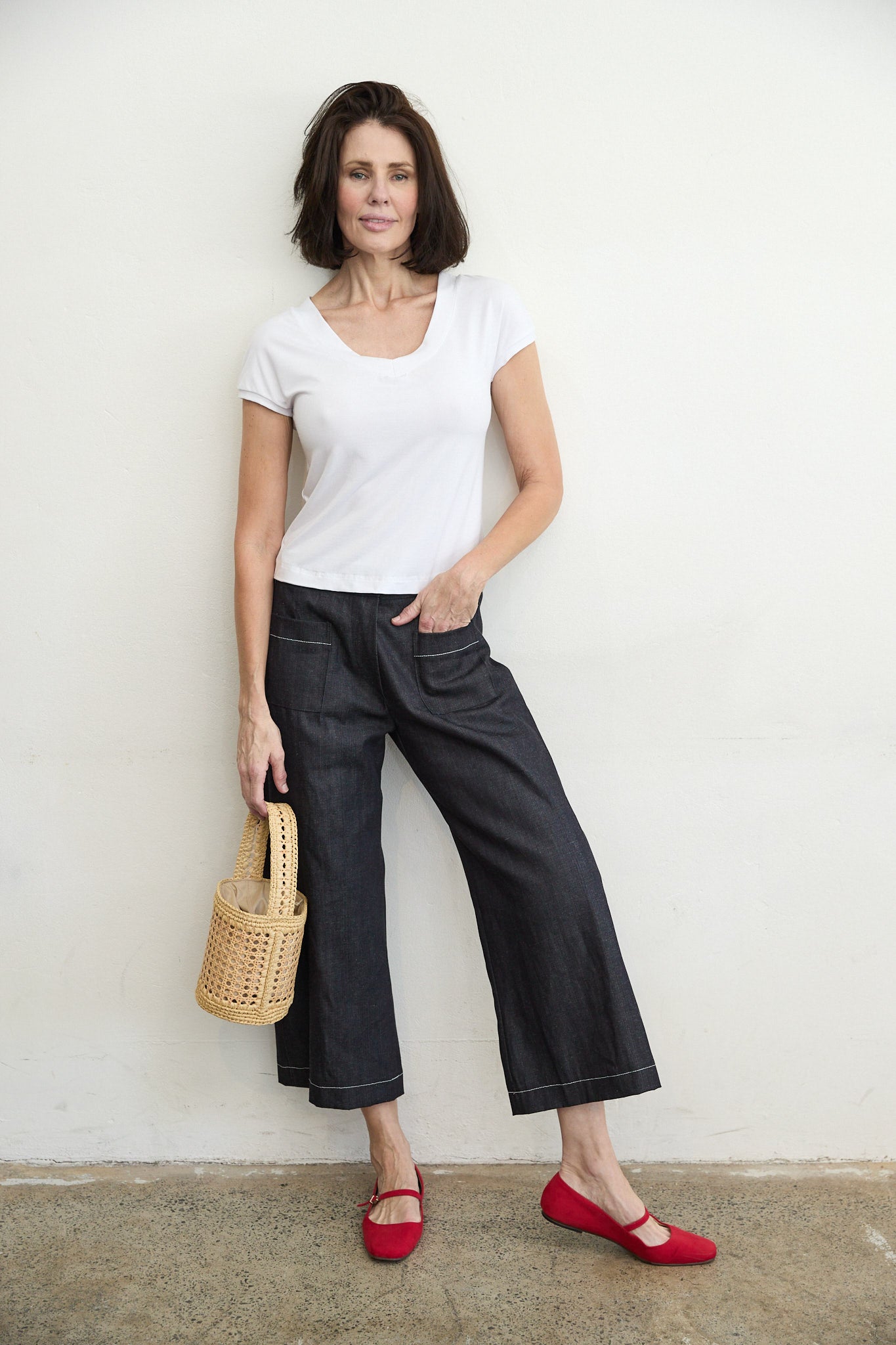 Wide Leg Jeans Japanese denim