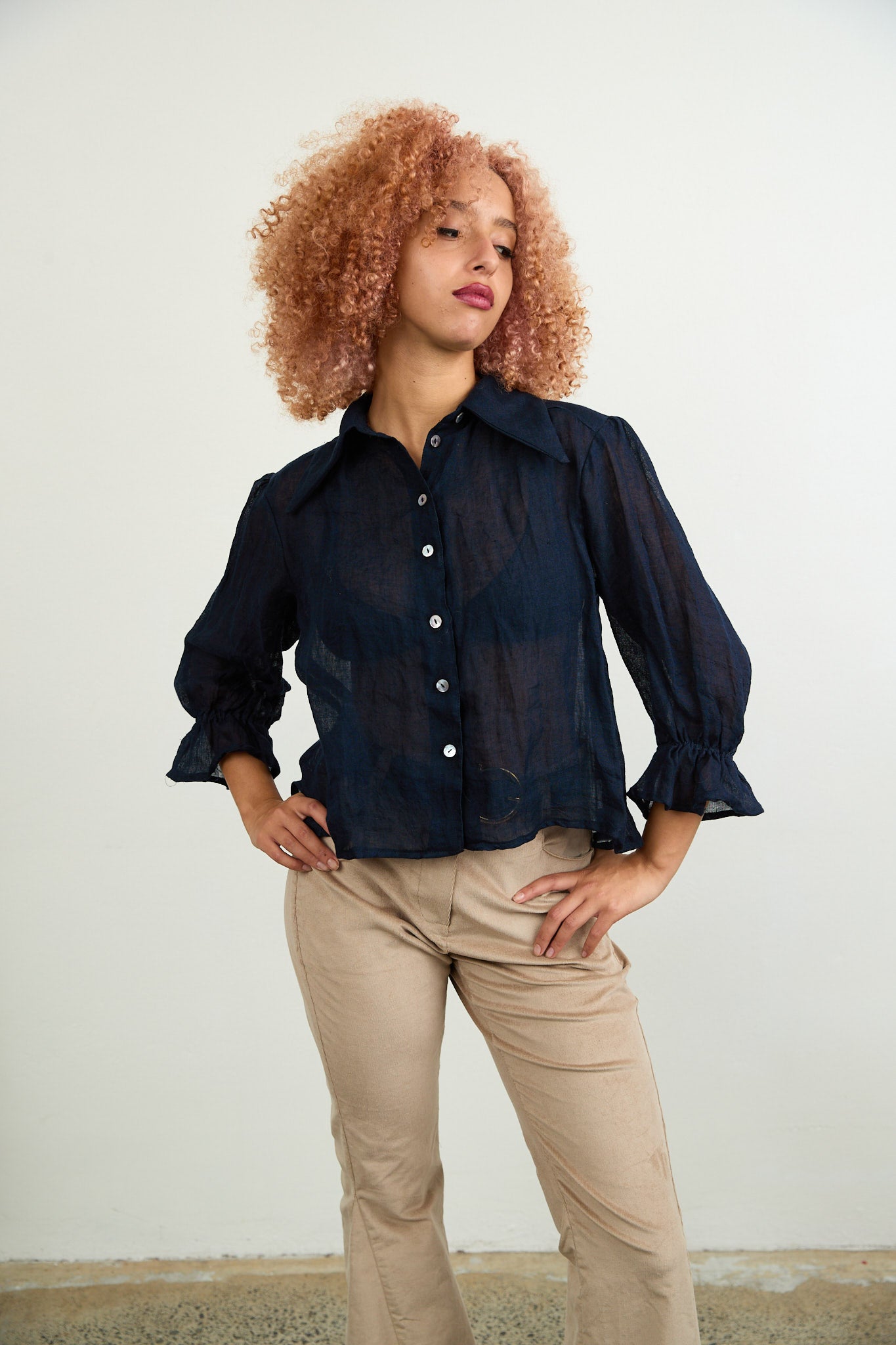Lennox Shirt-French navy