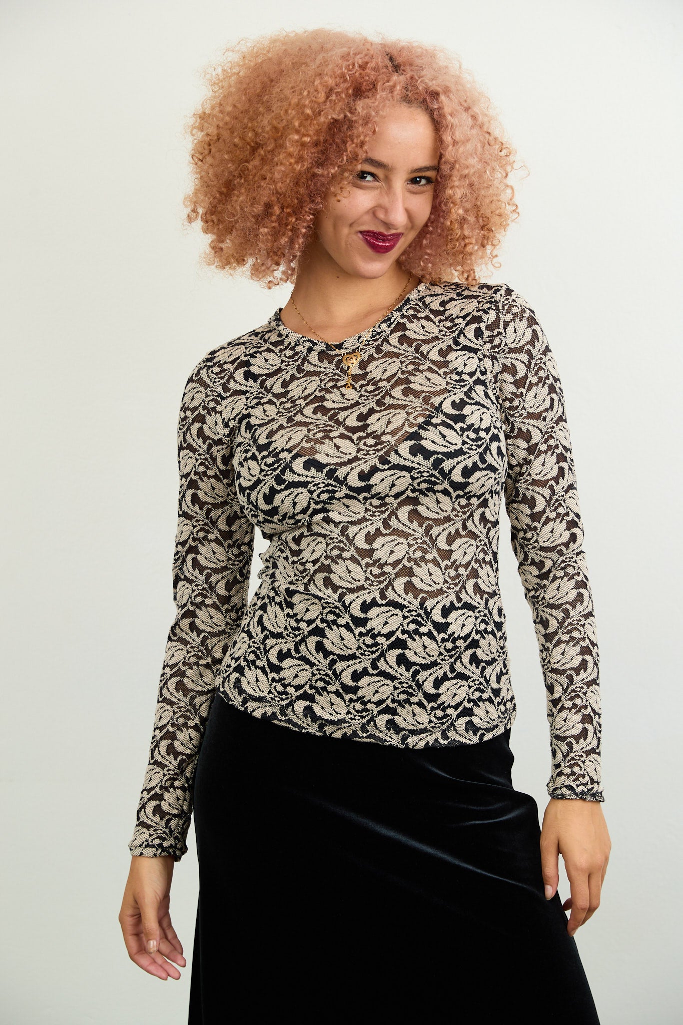 Lace Tee Cream