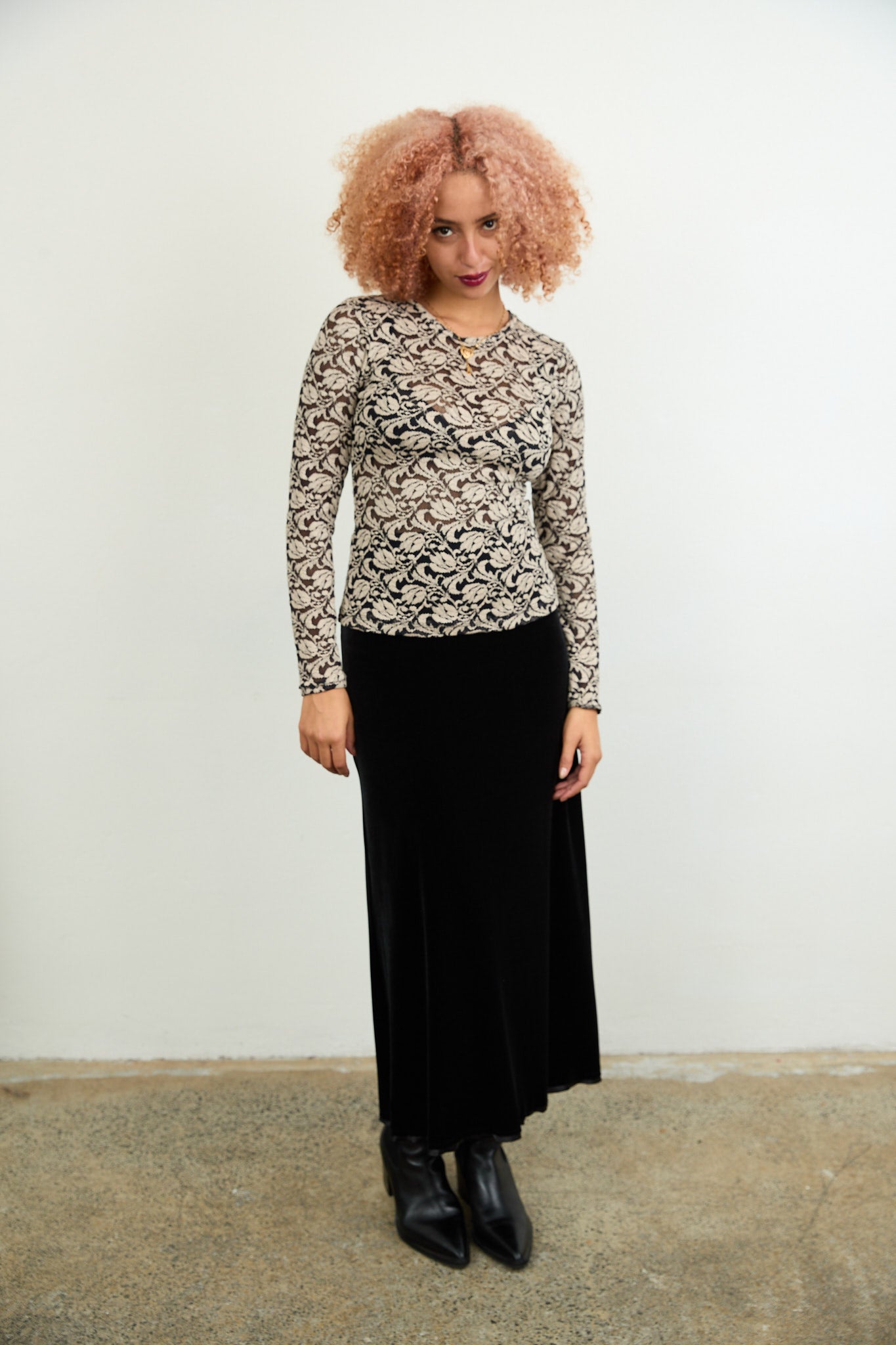 Lace Tee Cream