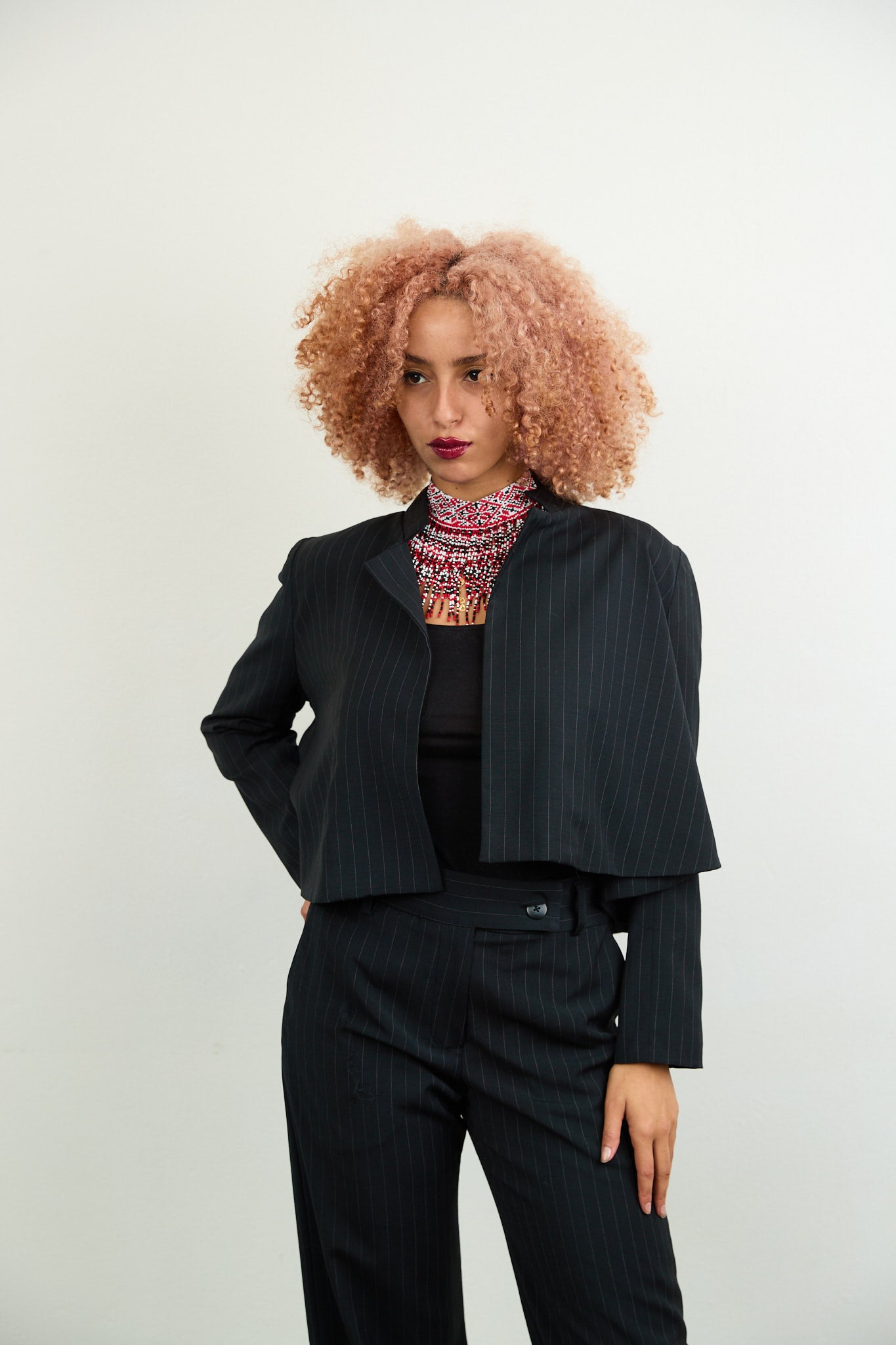 Portia Pinstripe Jacket