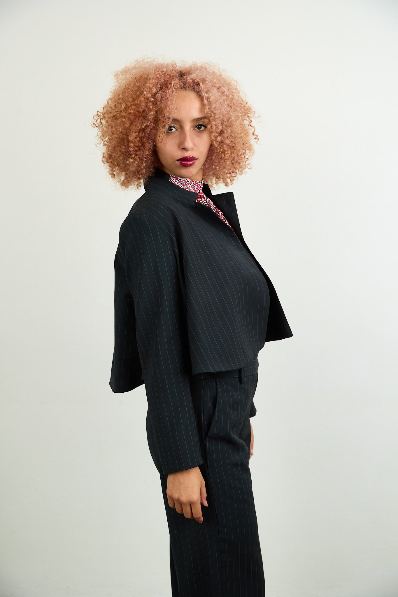 Portia Pinstripe Jacket