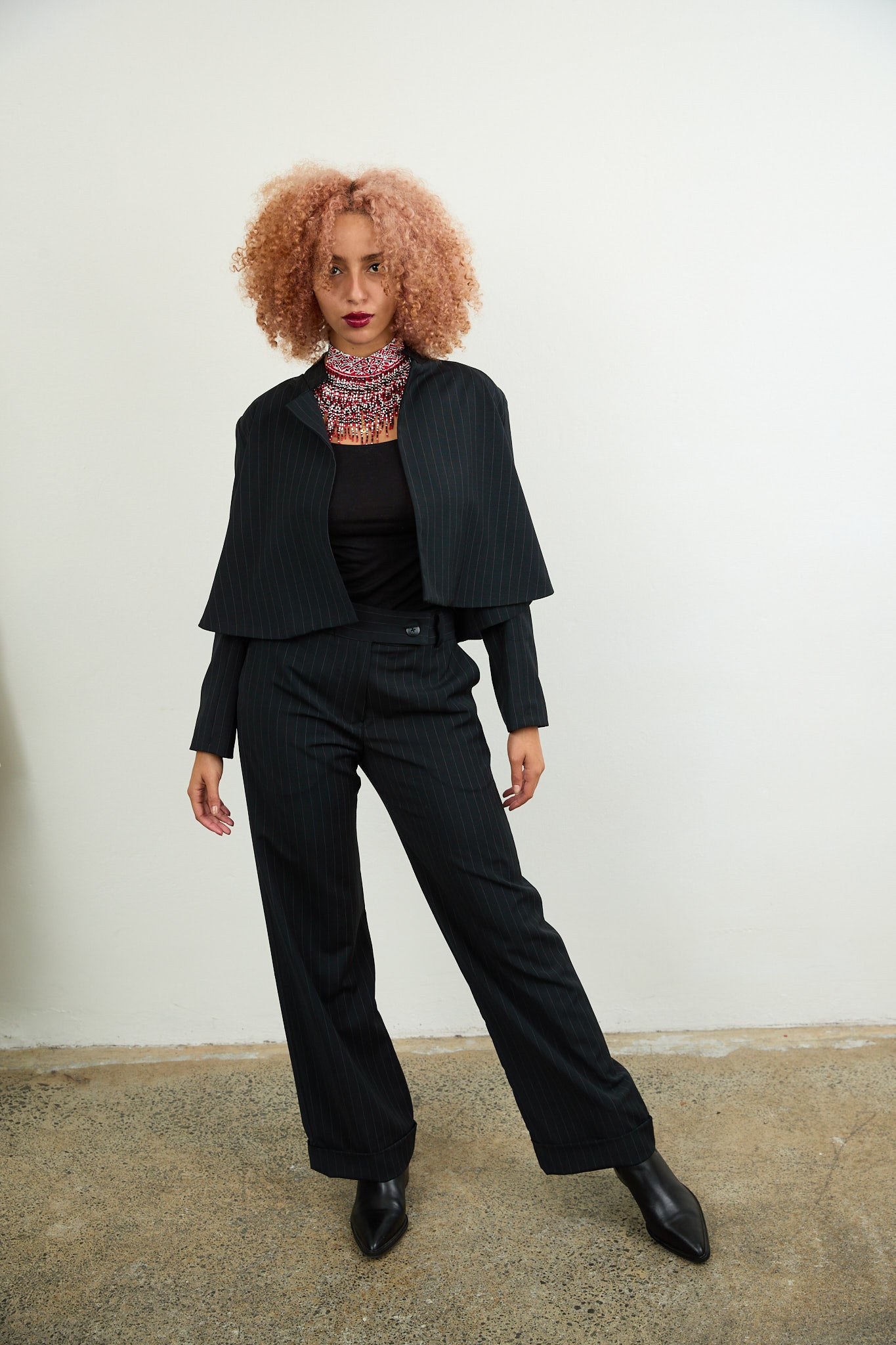 Portia Pinstripe Jacket