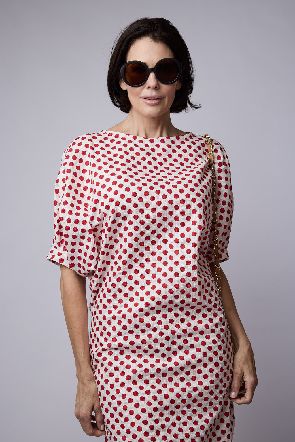Cloud Dress Red Spot