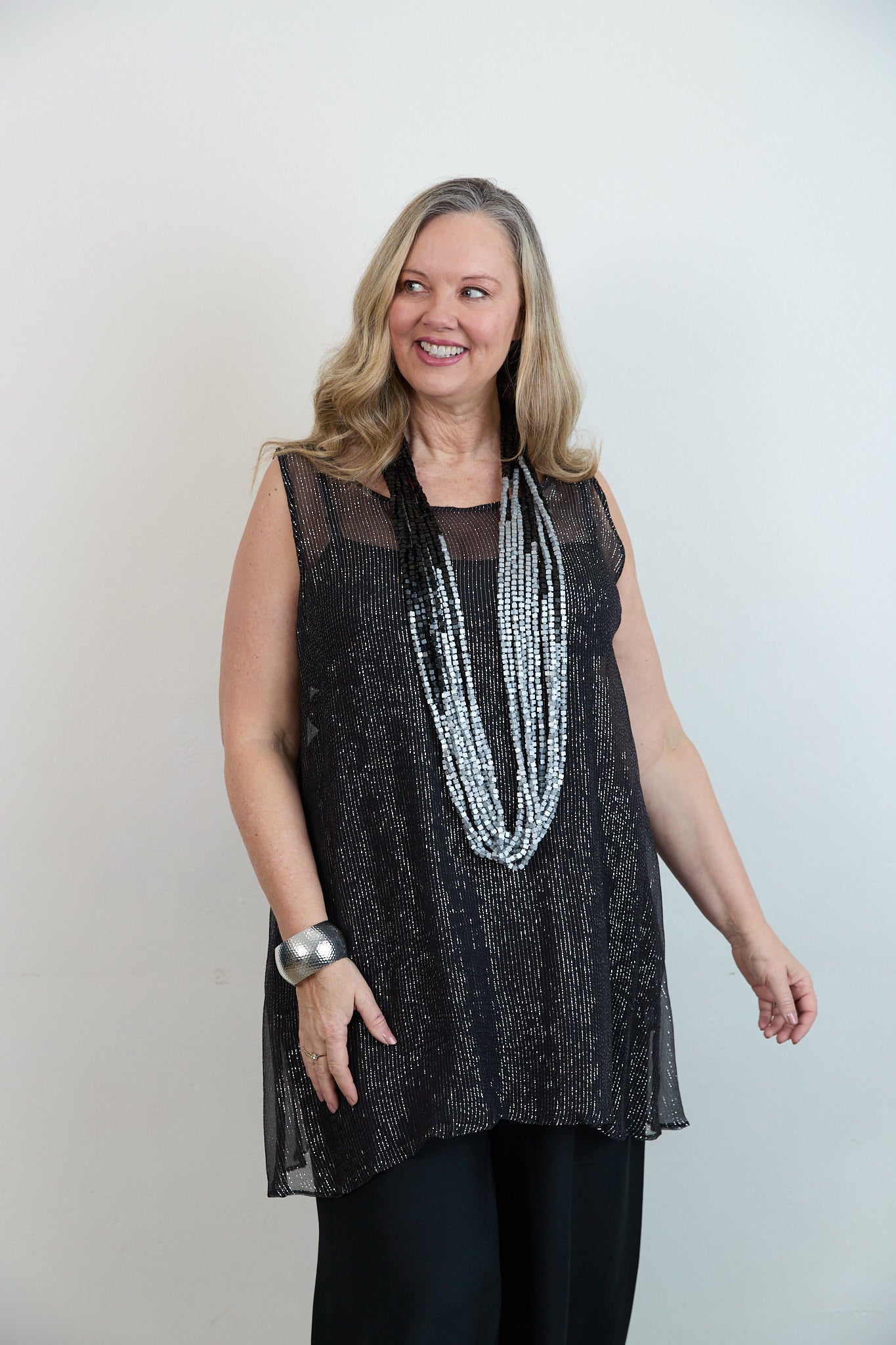 SYLVIA RILEY Sei Tunic Sparkle