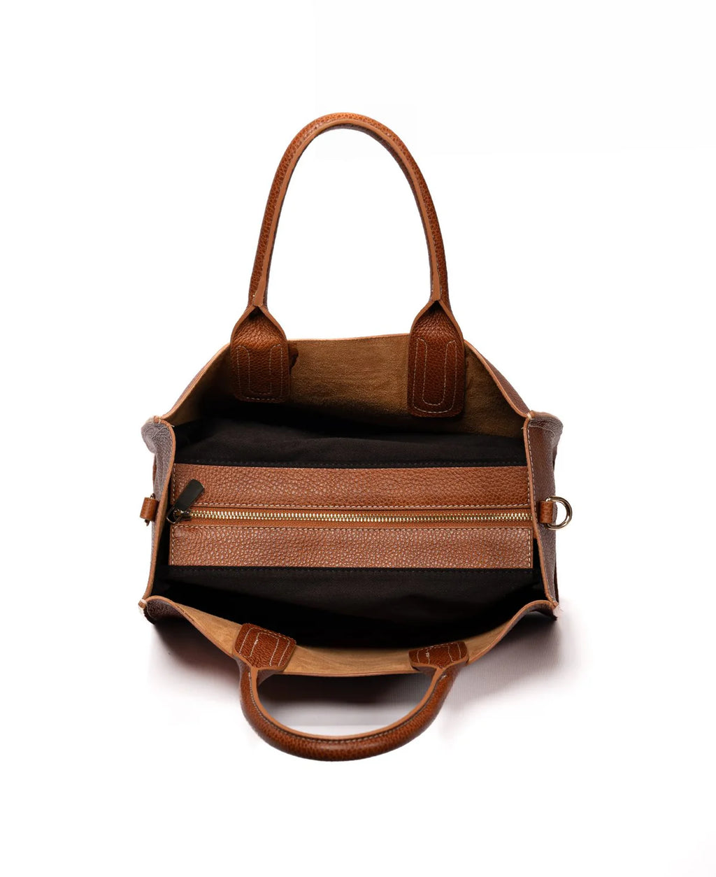 BIDINIS Florence Nappa Tote Rust Tan